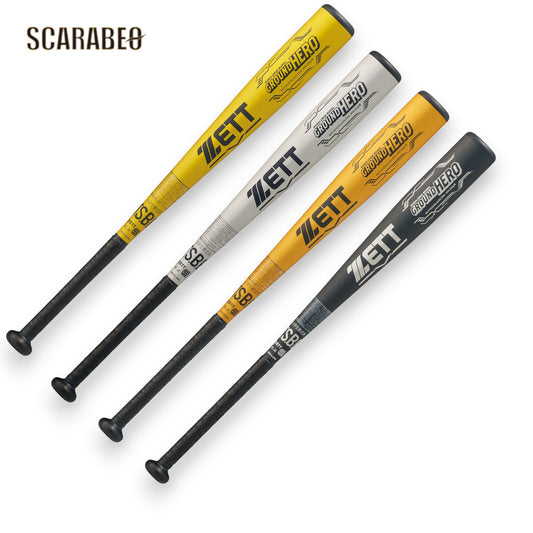 ZETT ゼット 少年軟式 金属バット グランドヒーロー ミドルバランス 超々ジュラルミン 日本製 74cm 76cm 78cm 80cm 軽量 JSBB 小学生 軟式野球 学童野球 ジュニア BAT746 bat746