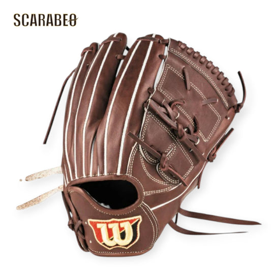 ウイルソン Wilson 硬式 グラブ 投手用 SA17型 Wilson Staff DUAL 日本製 最高級 Dブラウン ピッチャー用 硬式グローブ wbw104312