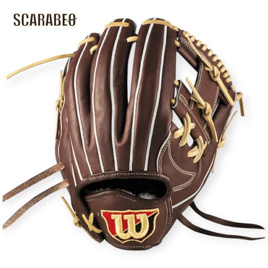 ウイルソン Wilson 硬式 グローブ 内野手用 1723型 デュアル 外崎修汰モデル 日本製 Dブラウン 一般用 硬式グラブ WBW102908 wbw102908