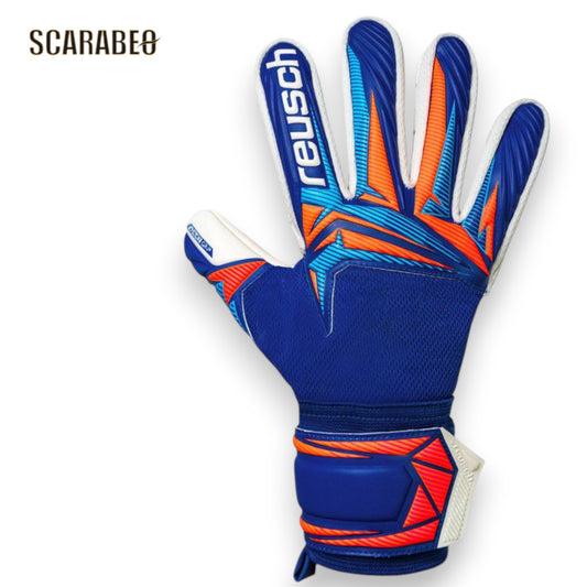 ロイシュ reusch キーパーグローブ アトラクト アドバンス GKグローブ サッカー 5660215 シャープブルー ホワイト 5660215-4126