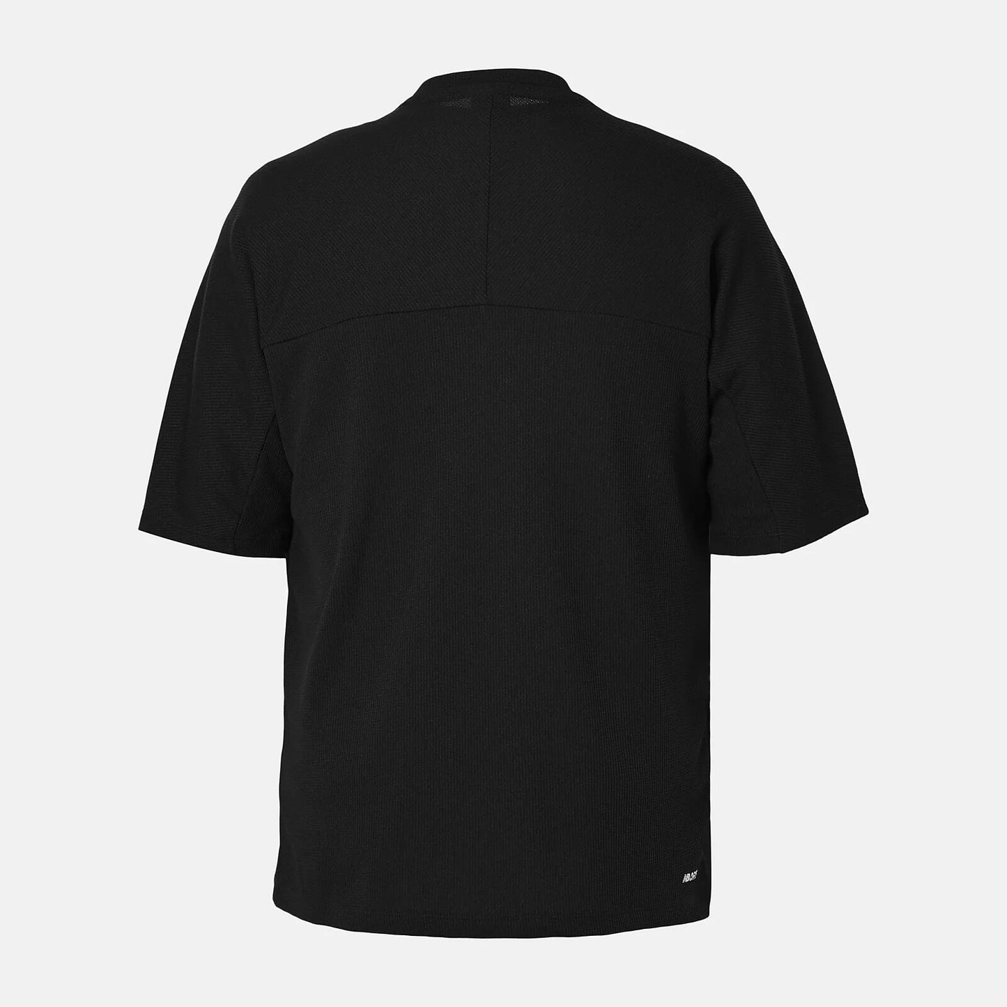 ニューバランス New Balance Black Out ポリワッフル ショートスリーブシャツ BLACK メンズ サッカー フットサル トレーニング 半袖 Tシャツ 吸汗速乾 amt55259-bk