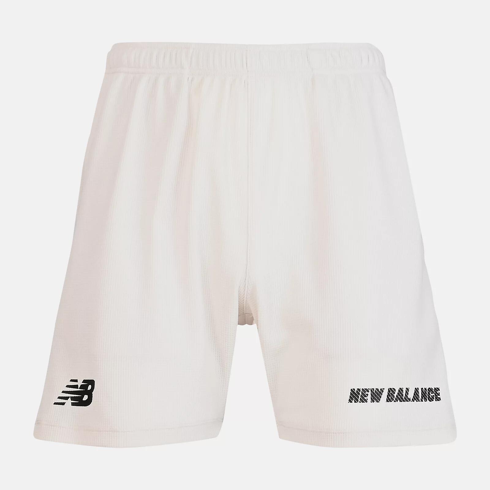 ニューバランス New Balance Black Out ポリワッフルショーツ ポケット付き SEA SALT メンズ サッカー フットサル トレーニング ハーフパンツ 吸汗速乾 ams55260-sst