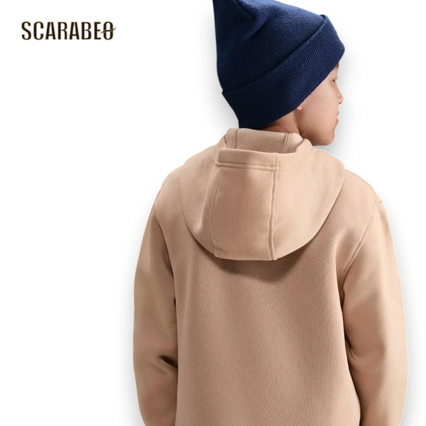 ナイキ スポーツウェア クラブ フリース ジュニア パーカー NIKE キッズ ユニセックス フーディー プルオーバー 軽量 起毛 ミルクティー fd2988-201