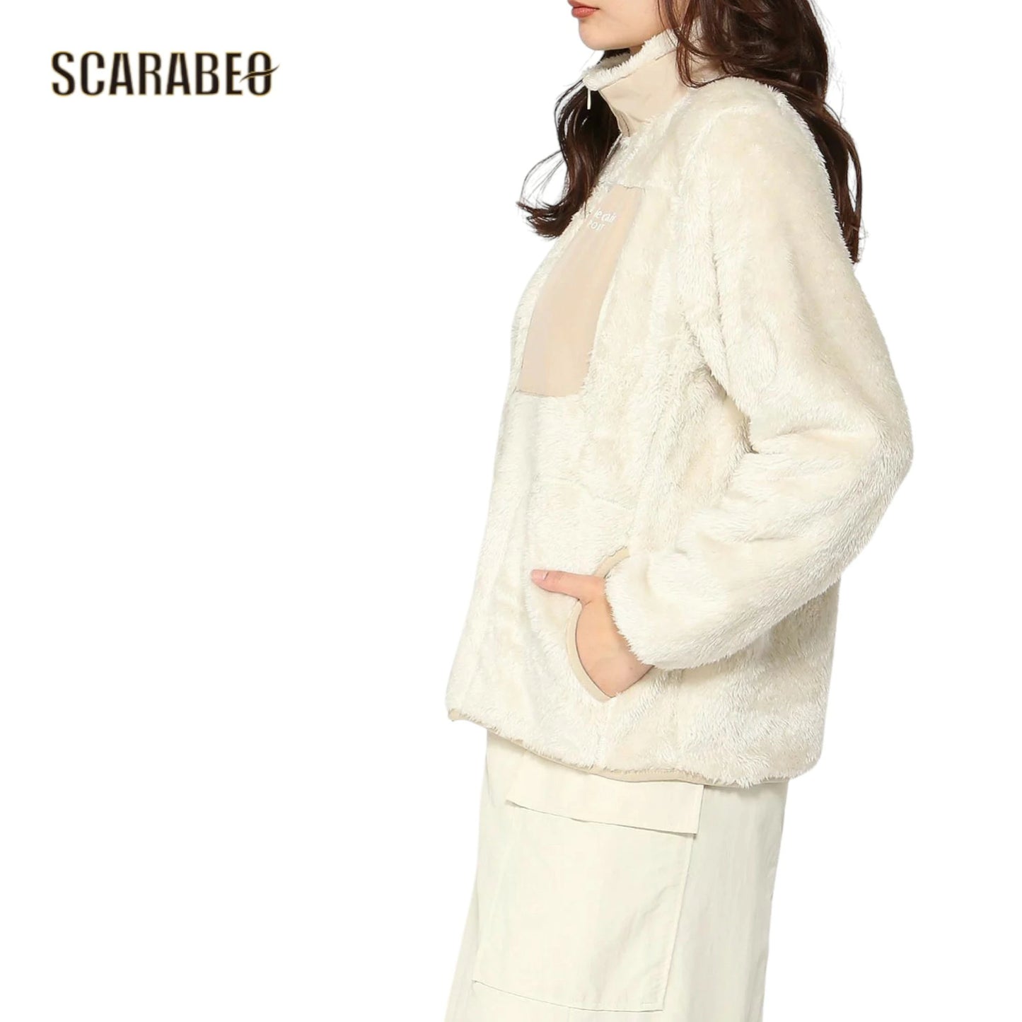 marie claire sport マリ・クレール スポール フルジップ ブルゾン レディース ボアジャケット 長袖 アウター BK OWT 445721