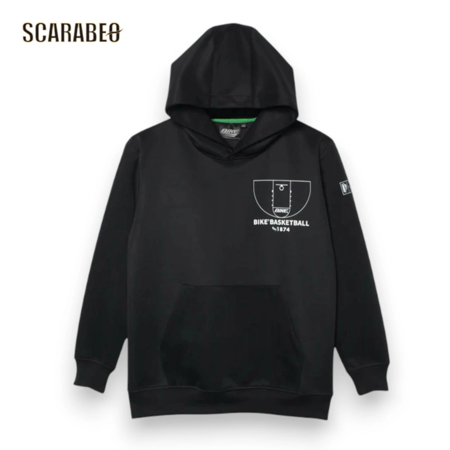 BIKE バイク ジュニア ドライスウェットパーカー B/Bロゴ BK6721 ミニバス バスケットボール 子供 吸汗速乾 ストレッチ 130-160cm bk6721