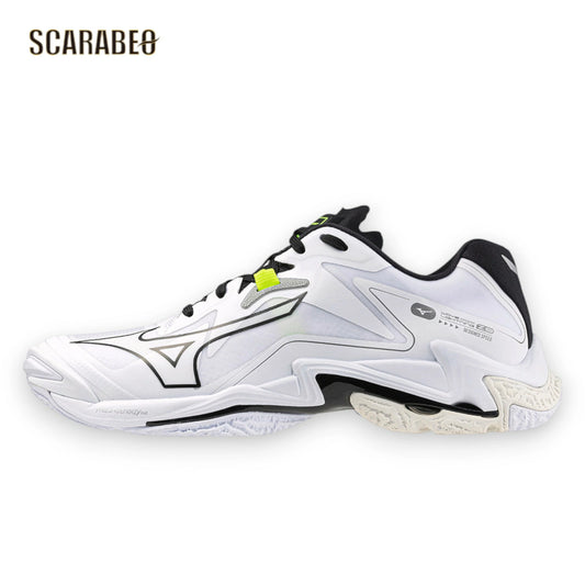 ミズノ MIZUNO ウエーブライトニング Z8 バレーボールシューズ ローカット メンズ レディース 軽量 2E ホワイト×ブラック v1ga240051