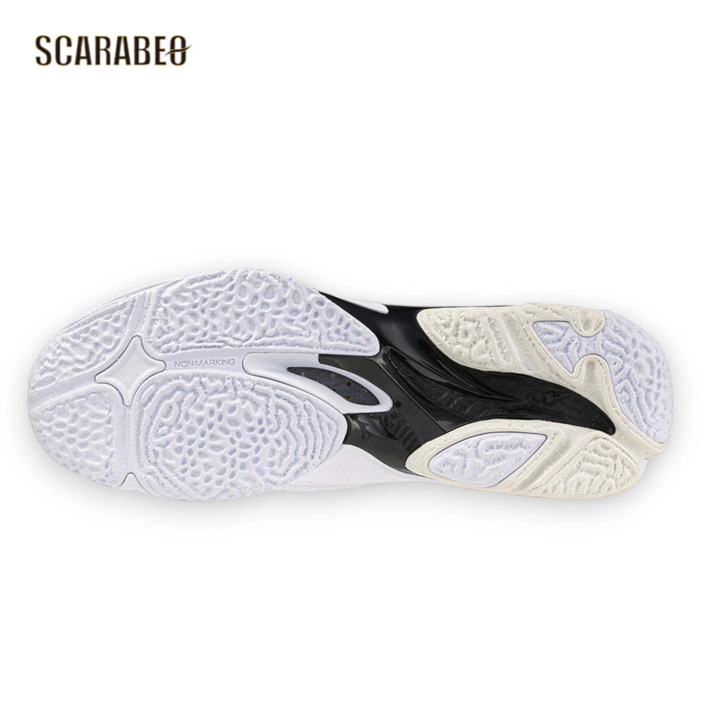 ミズノ MIZUNO ウエーブライトニング Z8 バレーボールシューズ ローカット メンズ レディース 軽量 2E ホワイト×ブラック v1ga240051