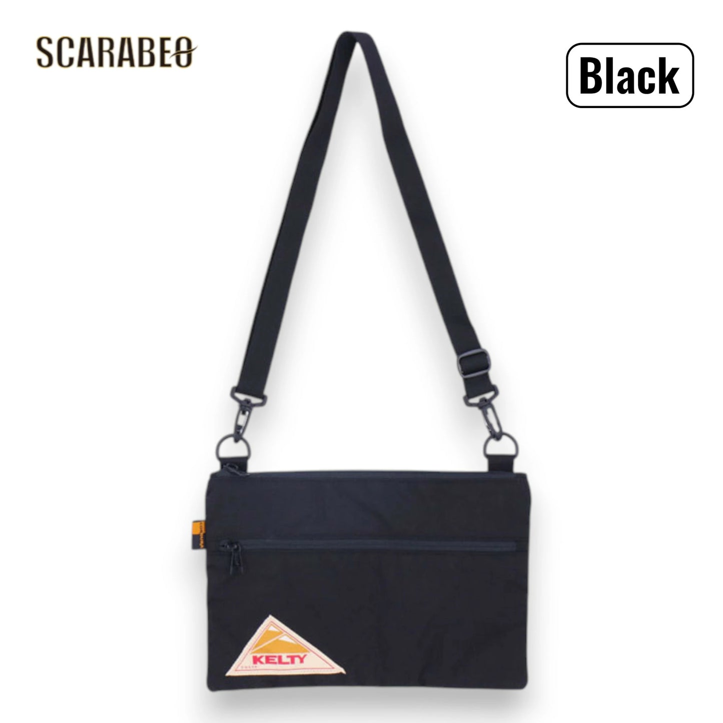 KELTY ケルティ VINTAGE FLAT POUCH SM ヴィンテージ フラットポーチ サコッシュ風 コーデュラナイロン 32592214