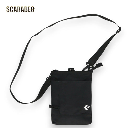 マルチポーチ ショルダー 2WAY 再生ポリエステル ブラック C2511055 c2511055