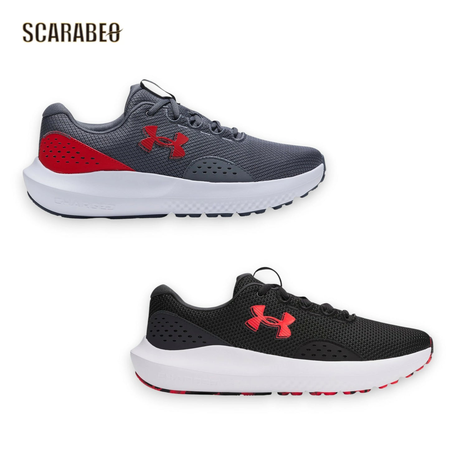 アンダーアーマー UA チャージド サージ 4 3027000 メンズ ランニングシューズ UNDER ARMOUR 軽量 クッション 通気性 3027000