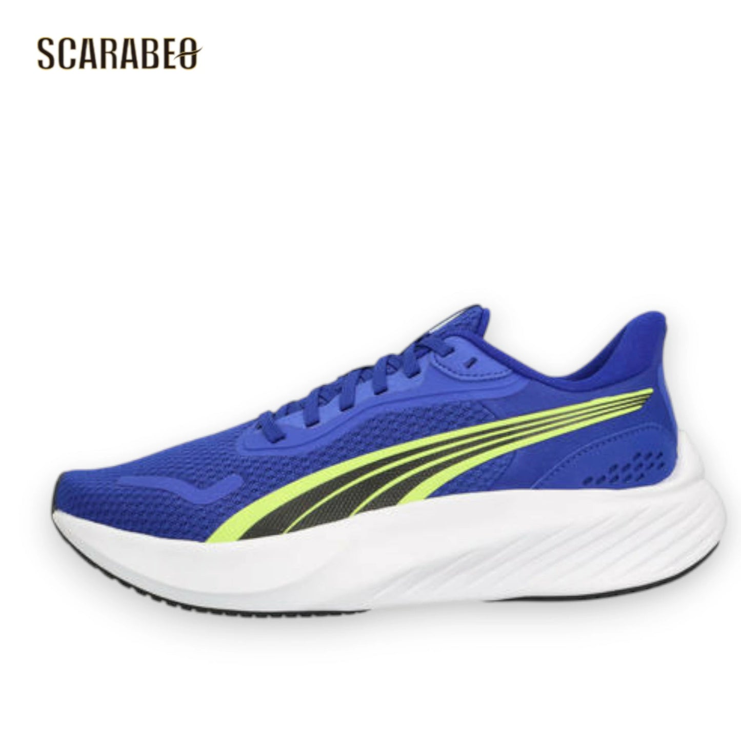 プーマ POUNCE LITE JR キッズ ジュニア スニーカー PUMA 子供靴 通学 運動 軽量 クッション ブルー 401512-03