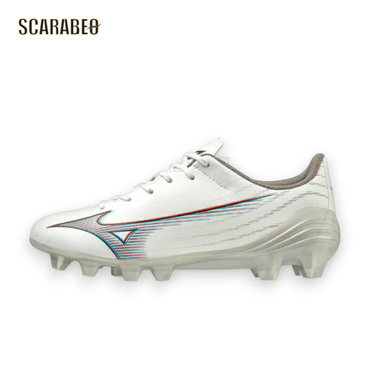 ミズノ サッカースパイク ジュニア ミズノアルファ セレクト JR P1GB236509 ホワイト 土 人工芝 天然芝対応 軽量 MIZUNO p1gb236509