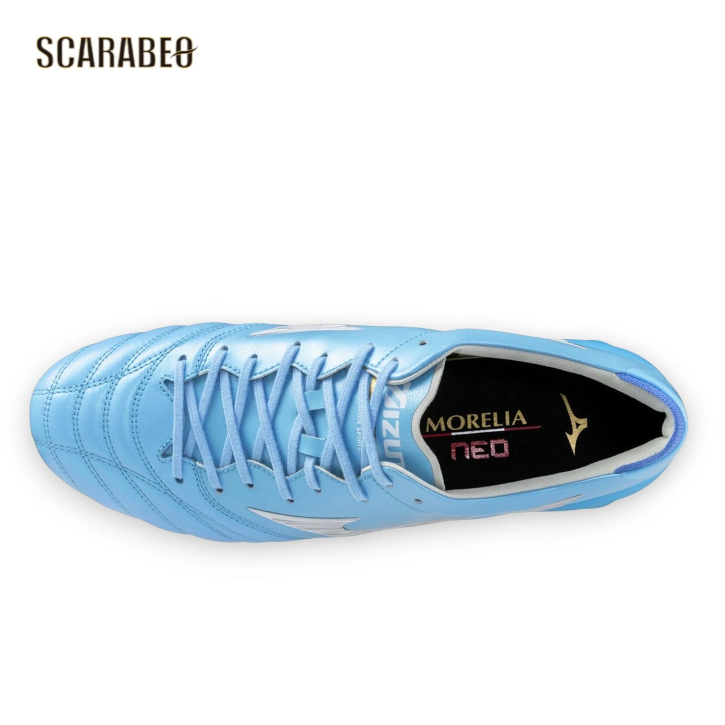 ミズノ サッカースパイク メンズ MORELIA NEO IV JAPAN モレリアネオ4 ジャパン P1GA2630 ユニティースカイパック ブルー 天然皮革 カンガルーレザー 日本製 p1ga263025