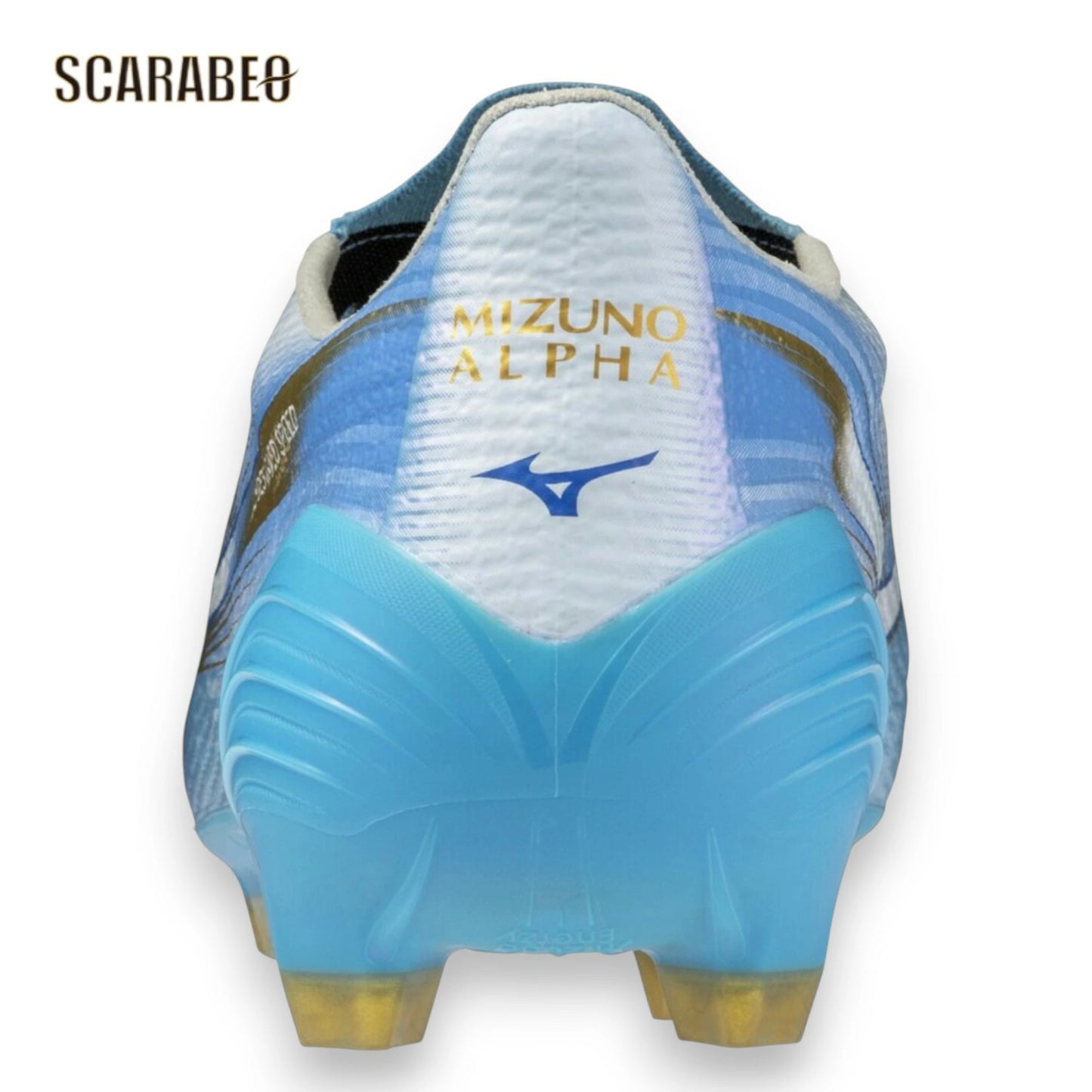 ミズノ アルファ 3 ELITE サッカースパイク メンズ ニットアッパー 軽量 約195g ブルー ユニティースカイパック MIZUNO ALPHA p1ga266225