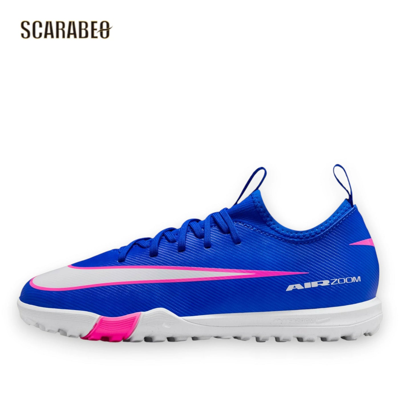 ナイキ NIKE JR ズーム ヴェイパー 16 アカデミー TF FQ8284 レーサーブルー/ホワイト ジュニア トレーニングシューズ サッカー フットサル 人工芝 土 THE ATTACK PACK fq8284-446