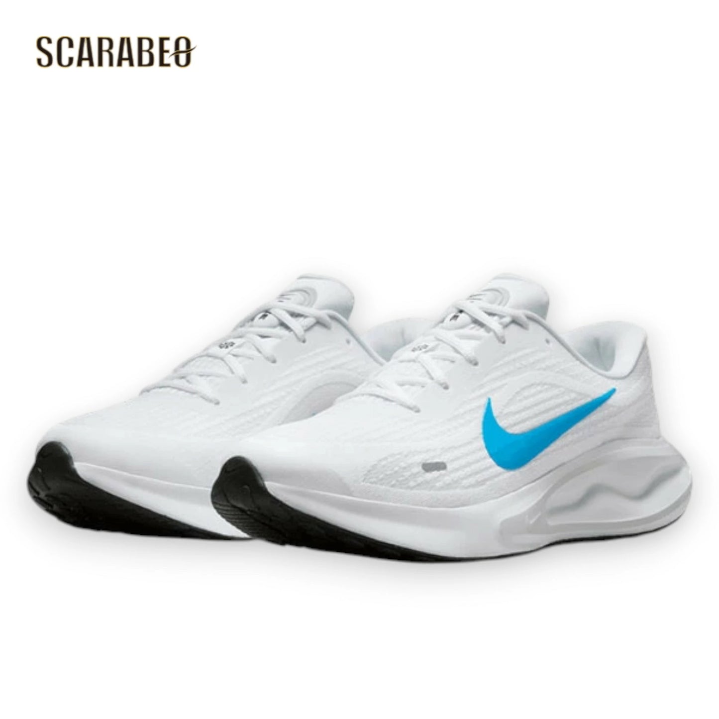 ナイキ ジャーニー ラン メンズ ランニングシューズ FN0228-108 NIKE JOURNEY RUN クッション ロードラン WHITE BLUE HERO fn0228-108