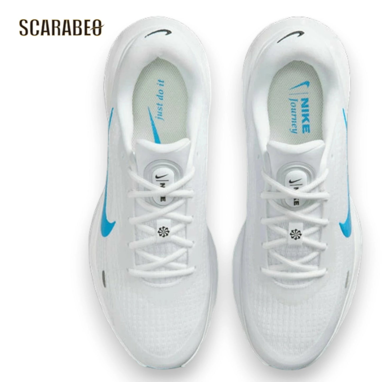 ナイキ ジャーニー ラン メンズ ランニングシューズ FN0228-108 NIKE JOURNEY RUN クッション ロードラン WHITE BLUE HERO fn0228-108