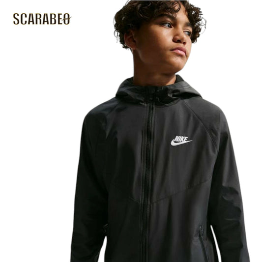 ナイキ RPL ウィンドランナー フーディ ジャケット ジュニア IF2821-010 NIKE キッズ スポーツウェア パーカー if2821-010