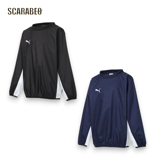 プーマ PUMA ジュニア INDIVILIGA ピステトップ 660806 サッカー フットサル トレーニングウェア 防風 WIND CELL 子供用 キッズ 練習着 ピステ 長袖 ブラック ネイビー 660806