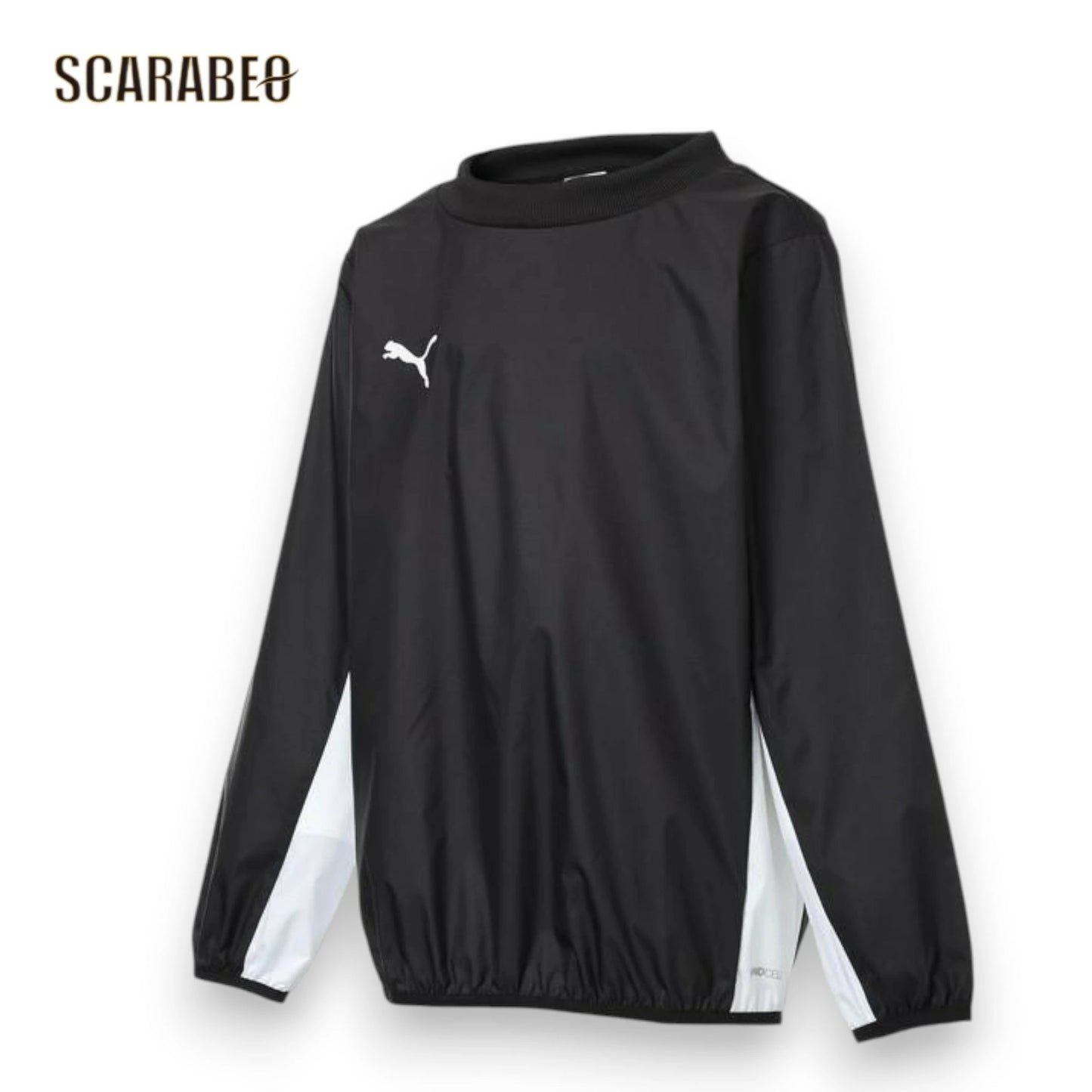 プーマ PUMA ジュニア INDIVILIGA ピステトップ 660806 サッカー フットサル トレーニングウェア 防風 WIND CELL 子供用 キッズ 練習着 ピステ 長袖 ブラック ネイビー 660806