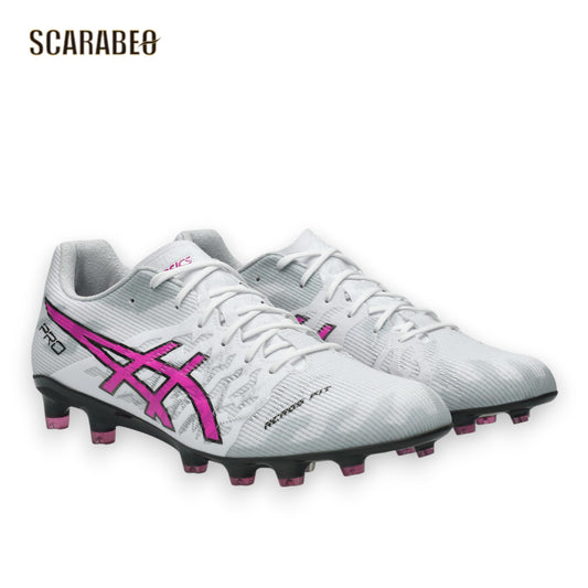 asics アシックス DS LIGHT ACROS PRO 3 1101A071 106 WHITE DIGITAL SAKURA サッカースパイク 土 人工芝 天然芝対応 1101a071-106