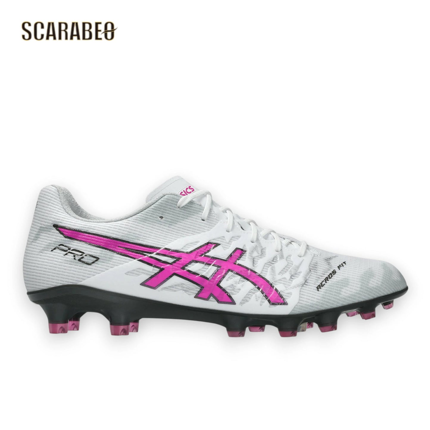 asics アシックス DS LIGHT ACROS PRO 3 1101A071 106 WHITE DIGITAL SAKURA サッカースパイク 土 人工芝 天然芝対応 1101a071-106