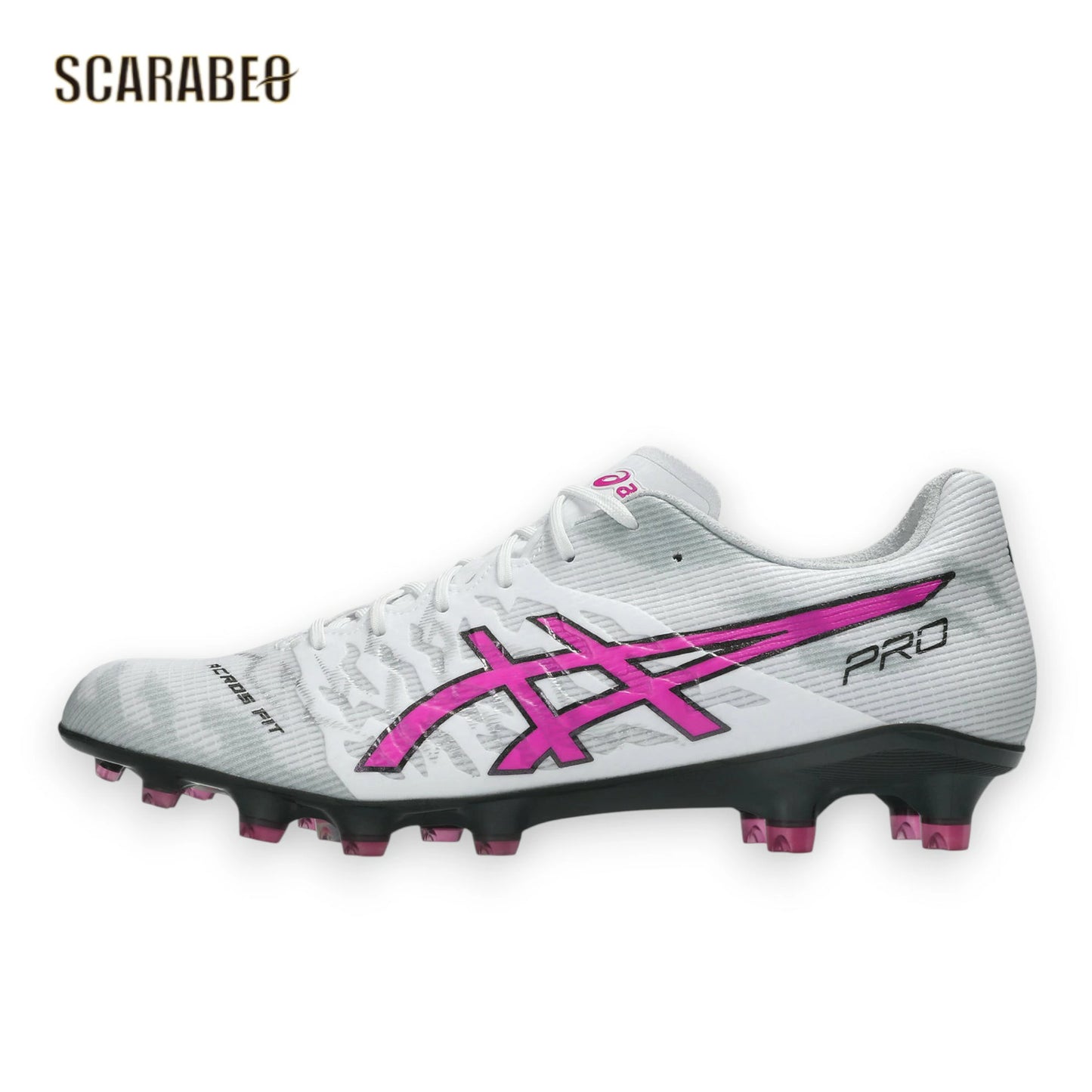 asics アシックス DS LIGHT ACROS PRO 3 1101A071 106 WHITE DIGITAL SAKURA サッカースパイク 土 人工芝 天然芝対応 1101a071-106