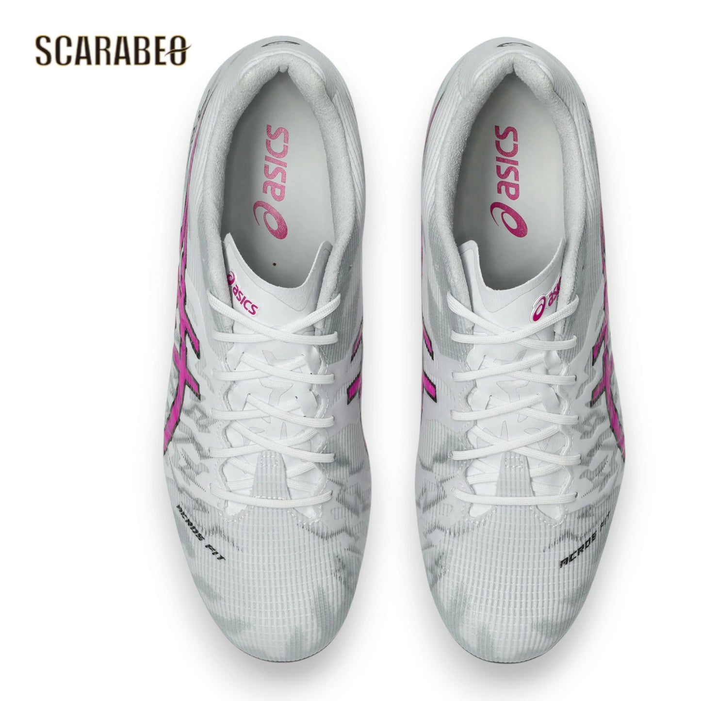 asics アシックス DS LIGHT ACROS PRO 3 1101A071 106 WHITE DIGITAL SAKURA サッカースパイク 土 人工芝 天然芝対応 1101a071-106