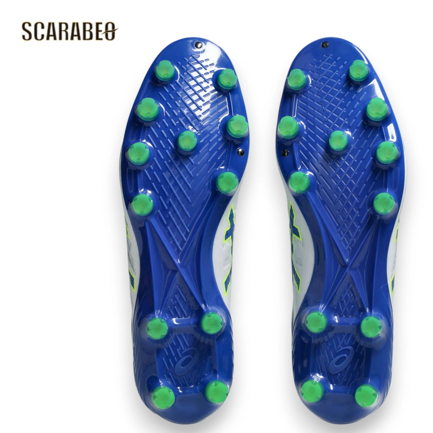 asics アシックス DS LIGHT ACROS 3 ホワイト/アシックスブルー 1101A070-105 サッカースパイク 土 人工芝 天然芝対応 1101a070-105