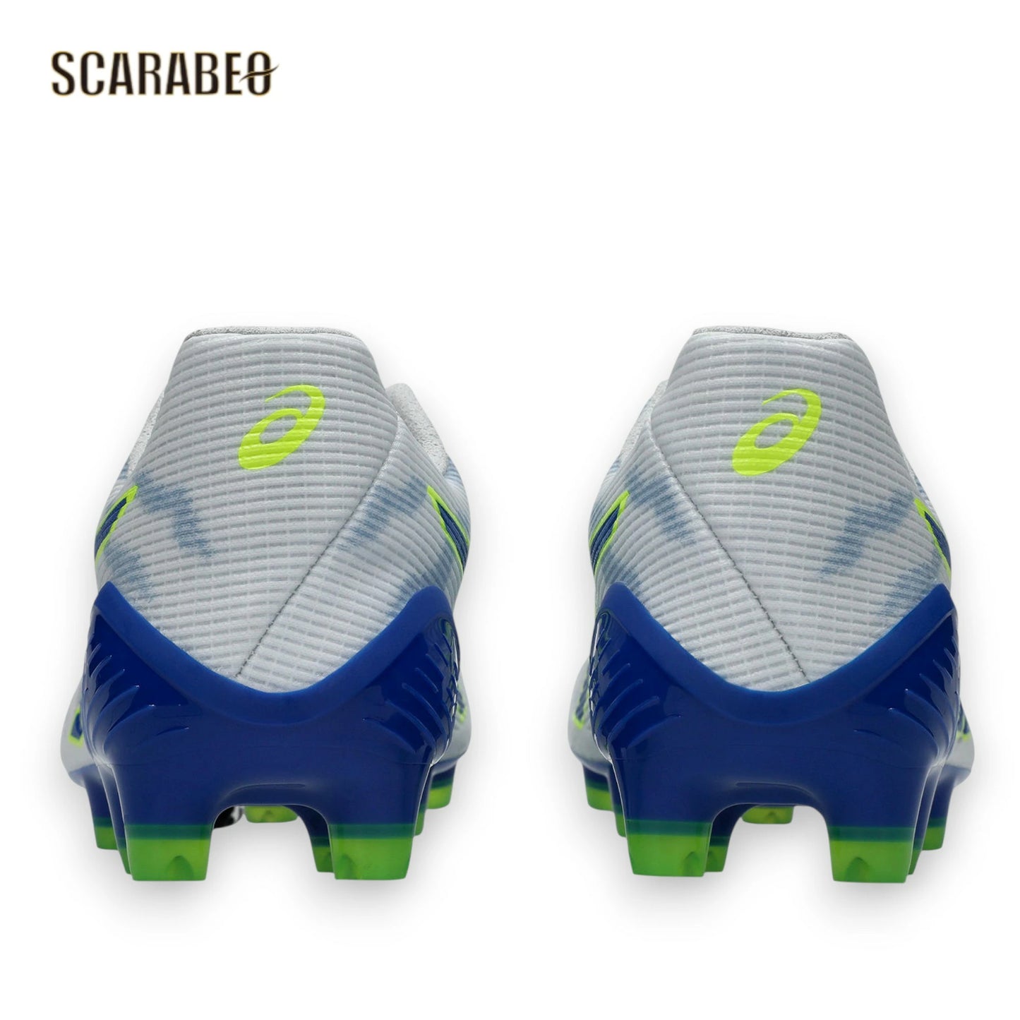 asics アシックス DS LIGHT ACROS 3 ホワイト/アシックスブルー 1101A070-105 サッカースパイク 土 人工芝 天然芝対応 1101a070-105