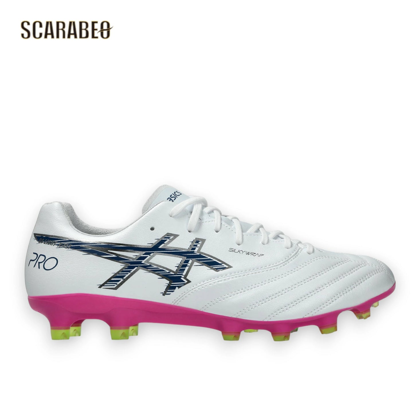 asics アシックス DS LIGHT X-FLY PRO 3 ホワイト/トワイライトブルー 1101A072-104 サッカースパイク 土 人工芝 天然芝対応 1101a072-104