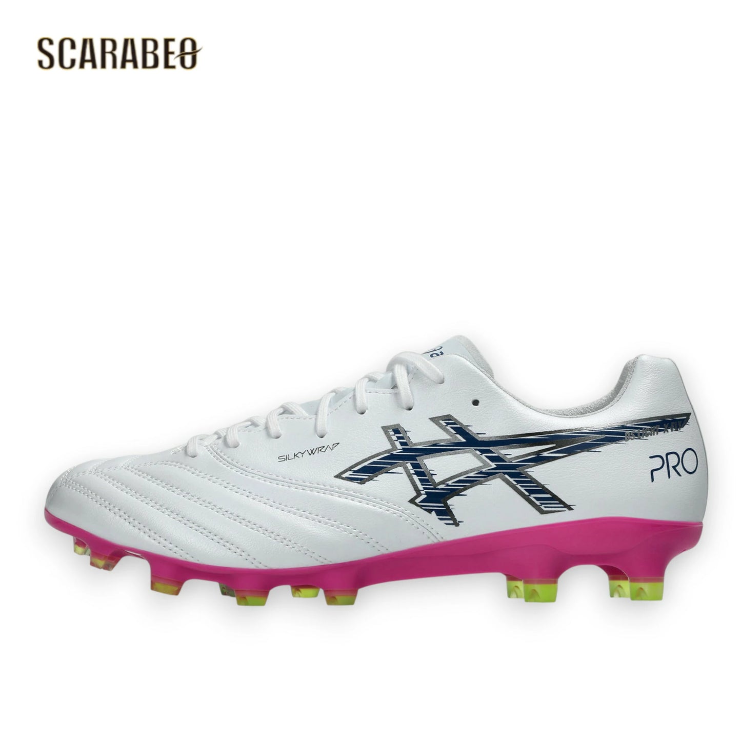 asics アシックス DS LIGHT X-FLY PRO 3 ホワイト/トワイライトブルー 1101A072-104 サッカースパイク 土 人工芝 天然芝対応 1101a072-104