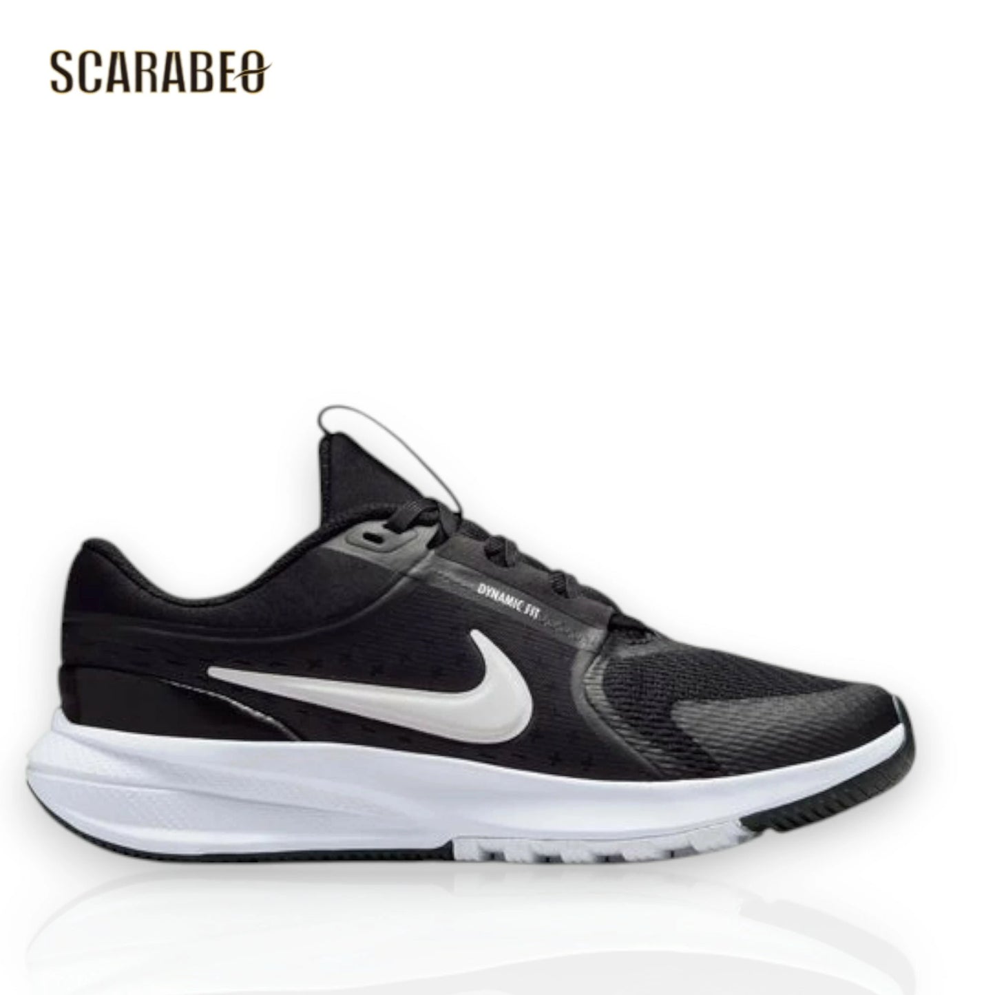 ナイキ ジュニア キッズ スニーカー スター ランナー 5 GS NIKE STAR RUNNER 5 HF7004-002 子供用 ランニング 運動靴 ブラック ホワイト hf7004-002