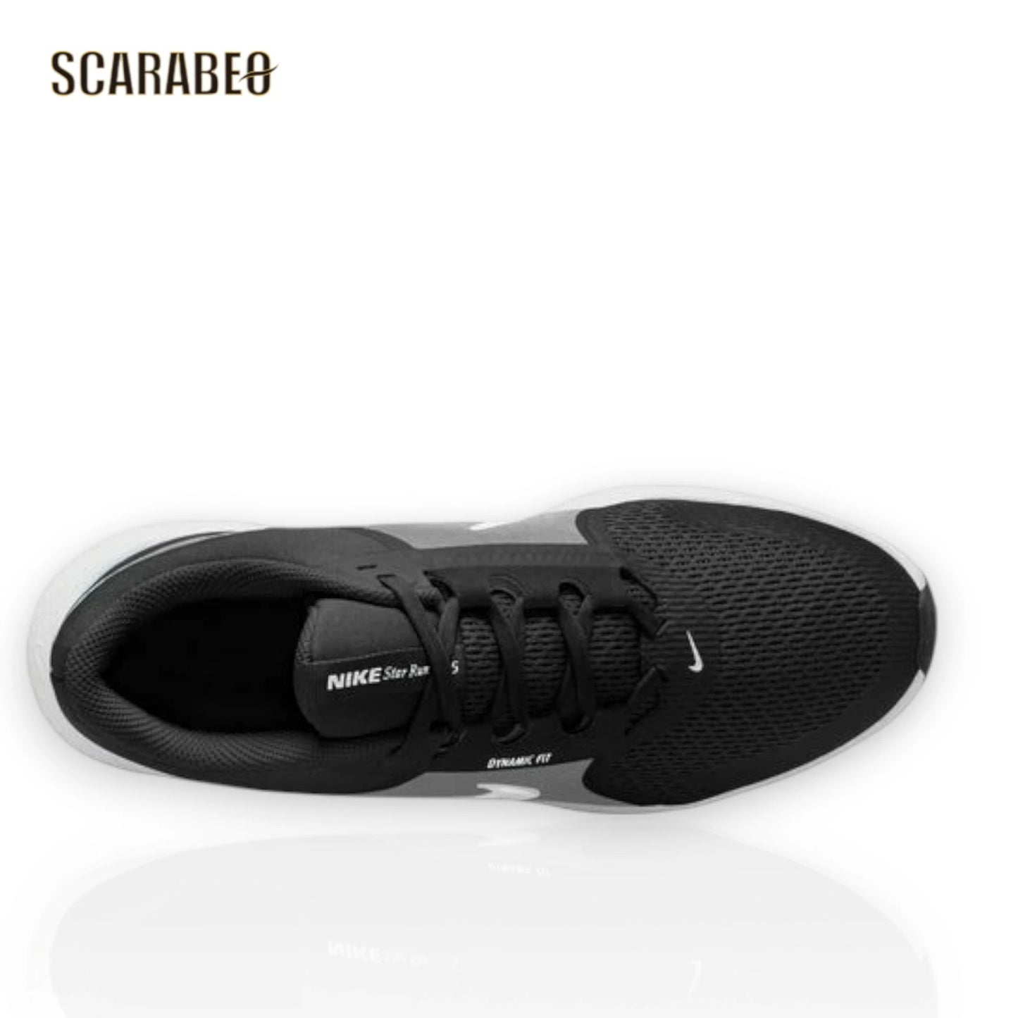 ナイキ ジュニア キッズ スニーカー スター ランナー 5 GS NIKE STAR RUNNER 5 HF7004-002 子供用 ランニング 運動靴 ブラック ホワイト hf7004-002