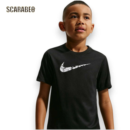 ナイキ ジュニア Dri-FIT 半袖 Tシャツ IF2434-011 NIKE キッズ 子供 スポーツウェア 吸汗速乾 ブラック if2434-011