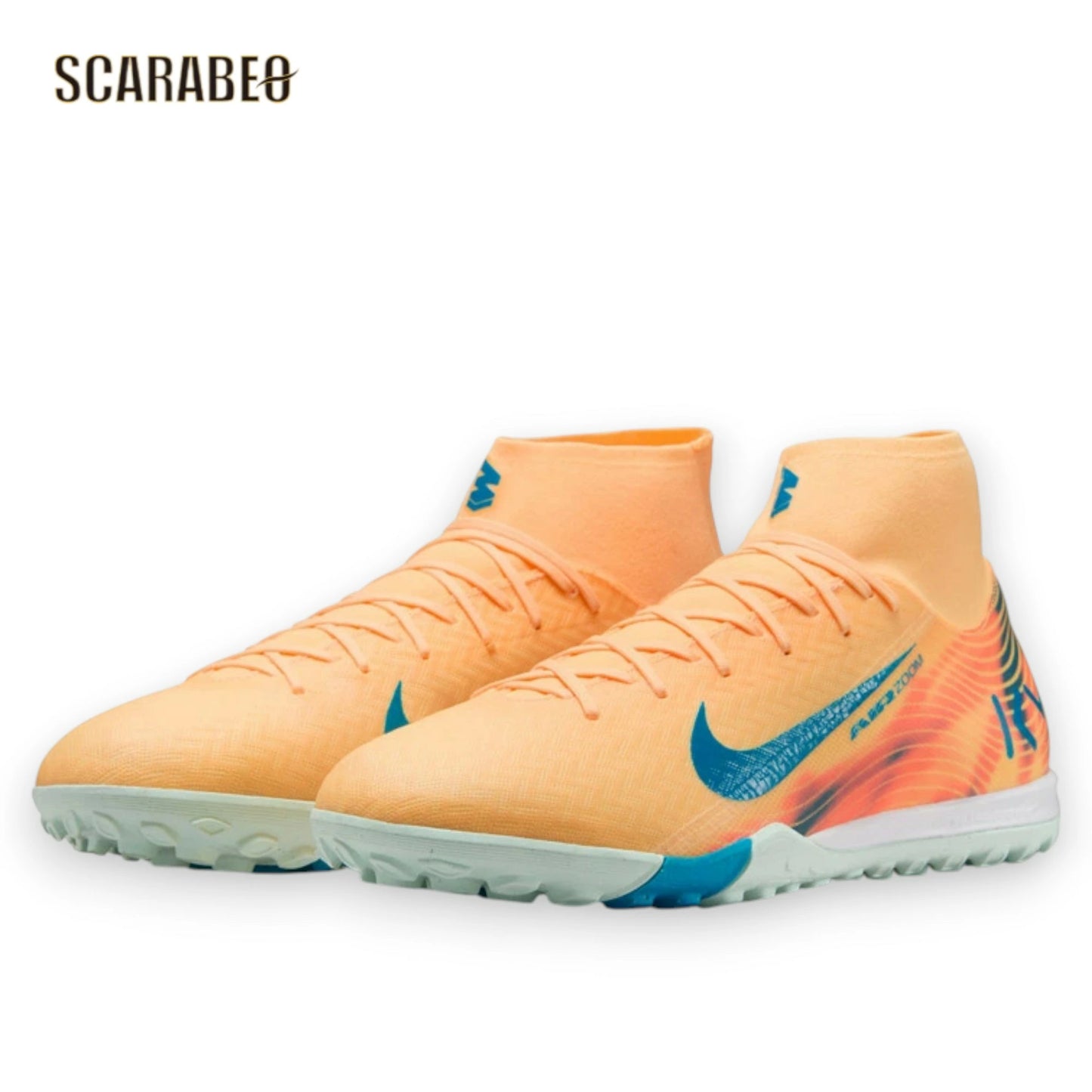 ナイキ ズーム マーキュリアル スーパーフライ 10 アカデミー KM TF FQ8333-801 メンズ サッカートレーニングシューズ NIKE エムバペ ターフ fq8333-801