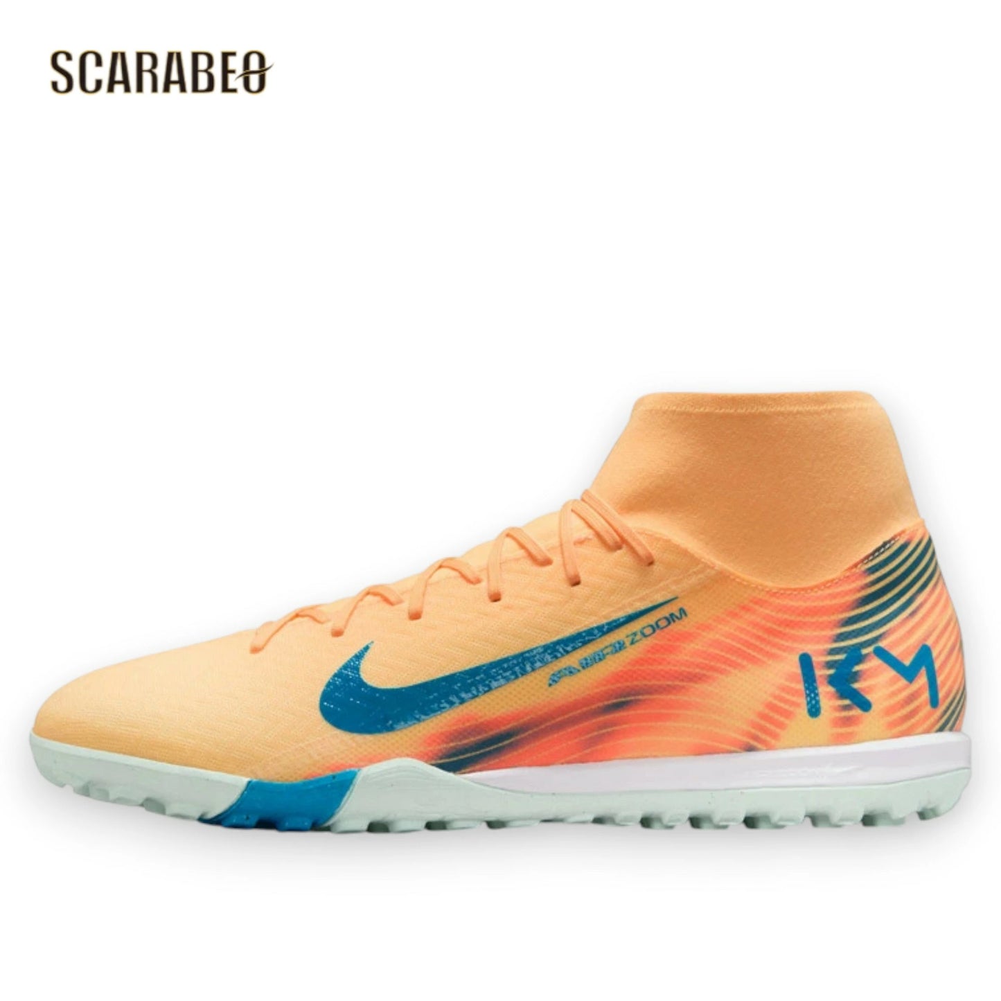 ナイキ ズーム マーキュリアル スーパーフライ 10 アカデミー KM TF FQ8333-801 メンズ サッカートレーニングシューズ NIKE エムバペ ターフ fq8333-801