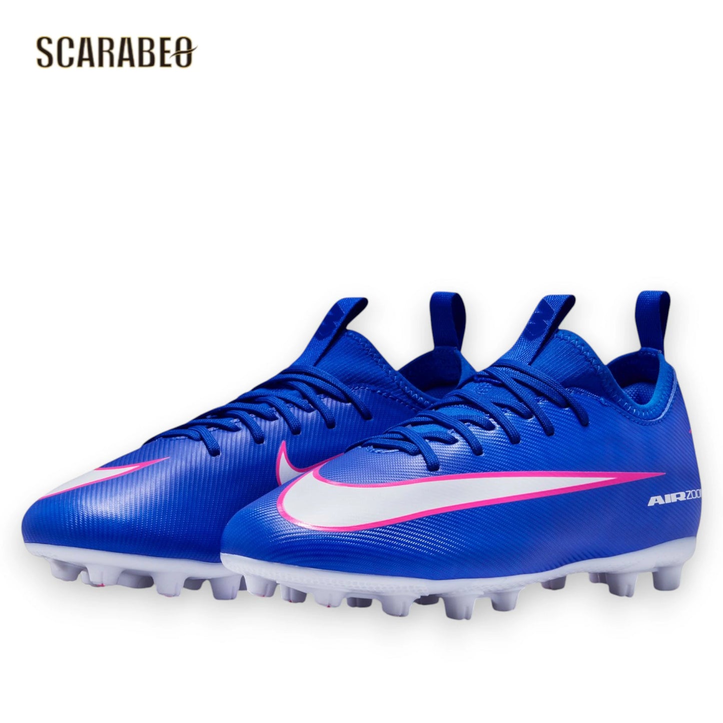 ナイキ JR ズーム ヴェイパー 16 アカデミー HG FQ8407-446 ジュニア サッカースパイク NIKE マーキュリアル 土用 レーサーブルー fq8407-446