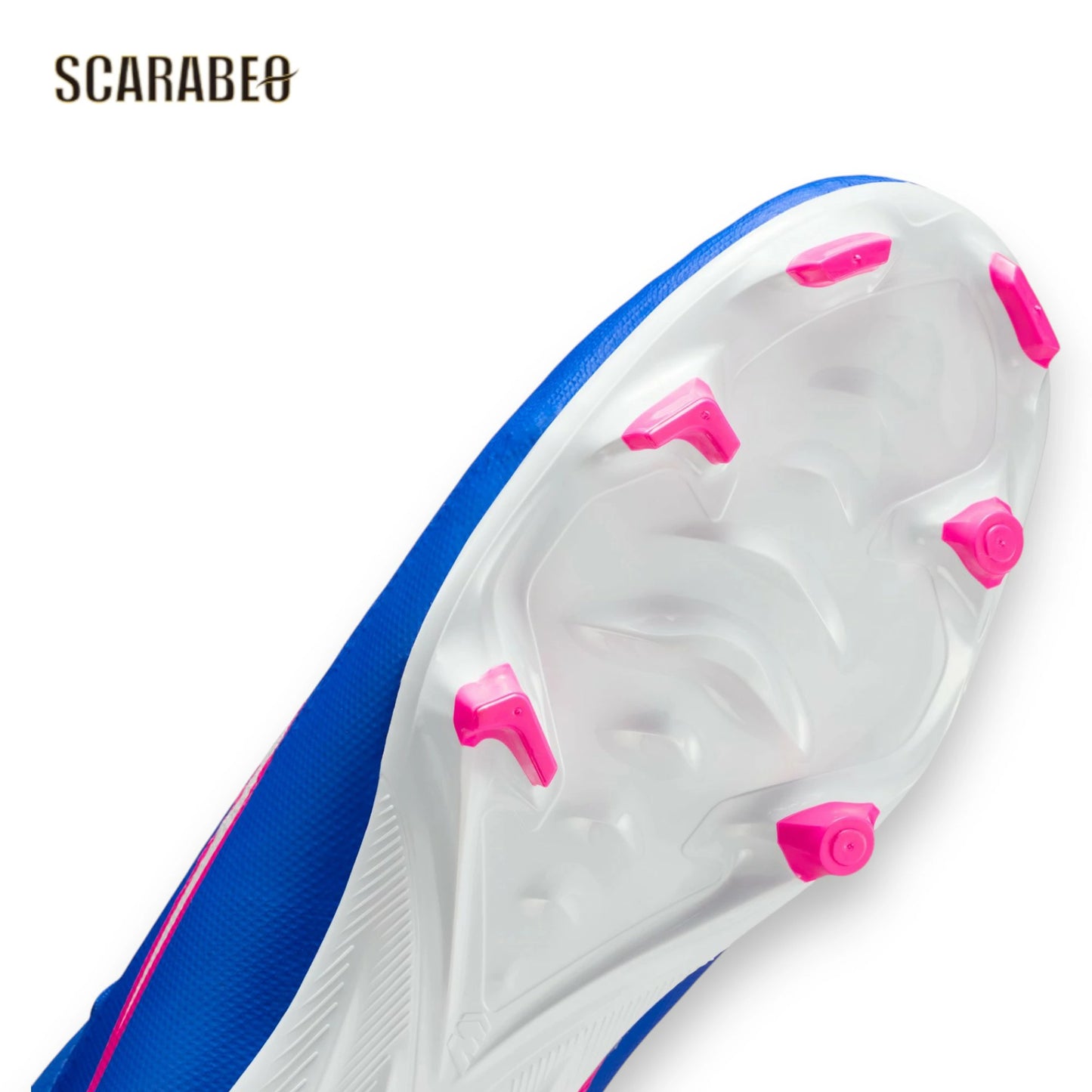 ナイキ ズーム マーキュリアル スーパーフライ 10 アカデミー FG/MG NIKE fq1456-446 レーサーブルー×ホワイト メンズ サッカースパイク ハイカット 天然芝 人工芝 fq1456-446