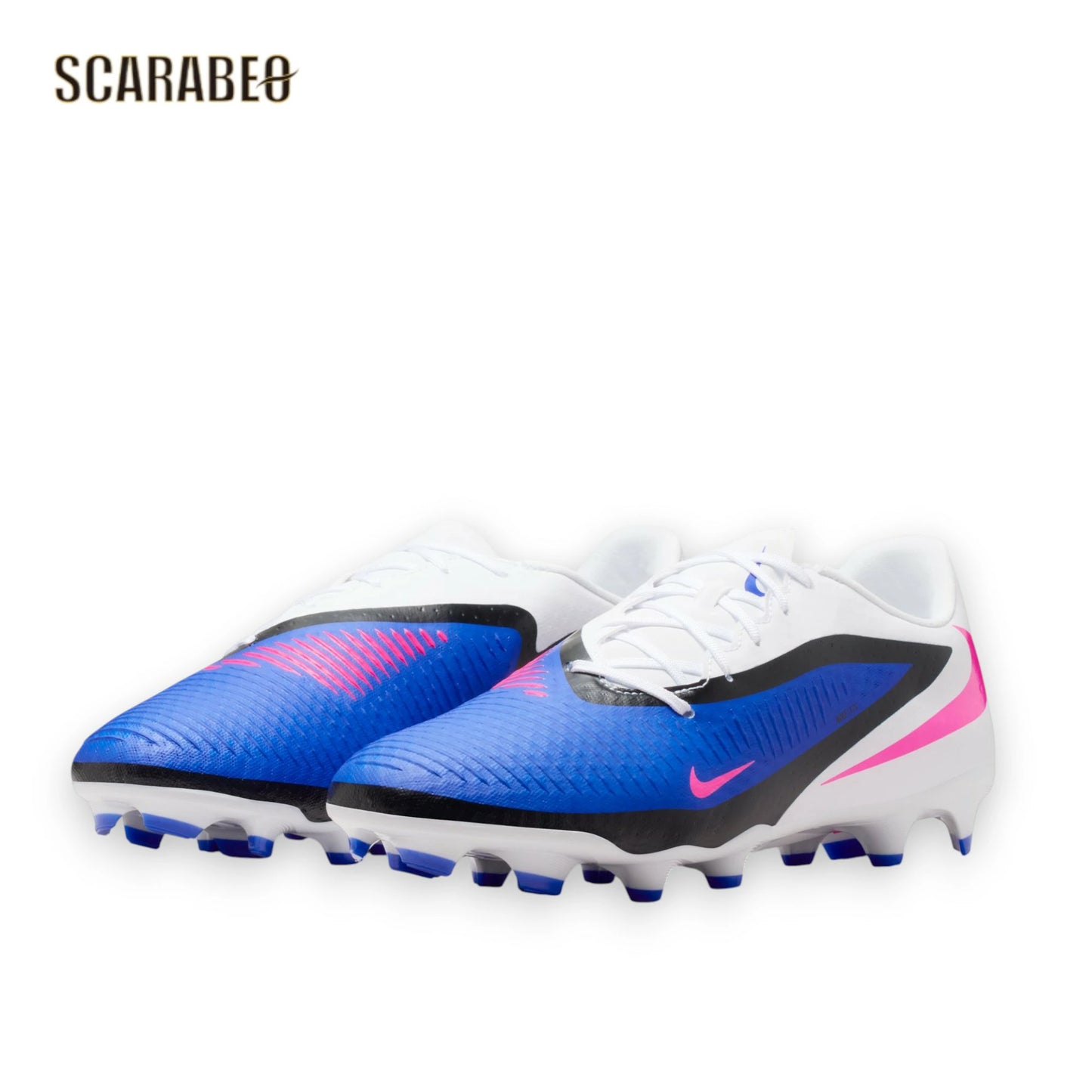 NIKE ナイキ ファントム 6 アカデミー LOW FG/MG THE ATTACK PACK HJ4564-446 レーサーブルー×ピンクブラスト サッカースパイク 固定式 hj4564-446