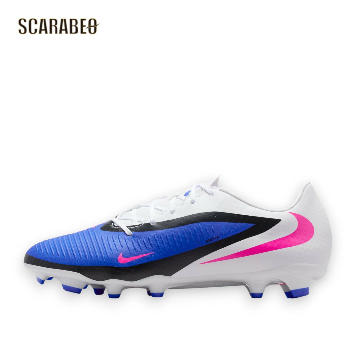 NIKE ナイキ ファントム 6 アカデミー LOW FG/MG THE ATTACK PACK HJ4564-446 レーサーブルー×ピンクブラスト サッカースパイク 固定式 hj4564-446