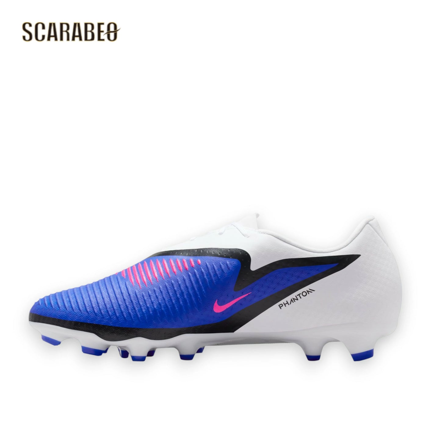 NIKE ナイキ ファントム 6 アカデミー LOW FG/MG THE ATTACK PACK HJ4564-446 レーサーブルー×ピンクブラスト サッカースパイク 固定式 hj4564-446