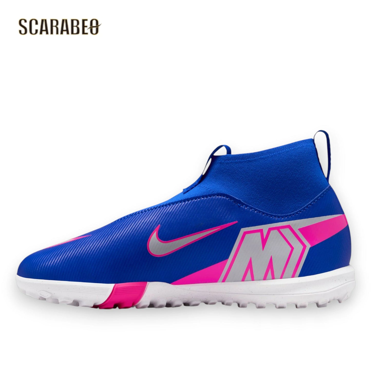 NIKE ナイキ JR ズーム スーパーフライ 10 アカデミー TF THE ATTACK PACK FQ8310-446 レーサーブルー×ホワイト ジュニア サッカー トレーニングシューズ ターフ用 fq8310-446