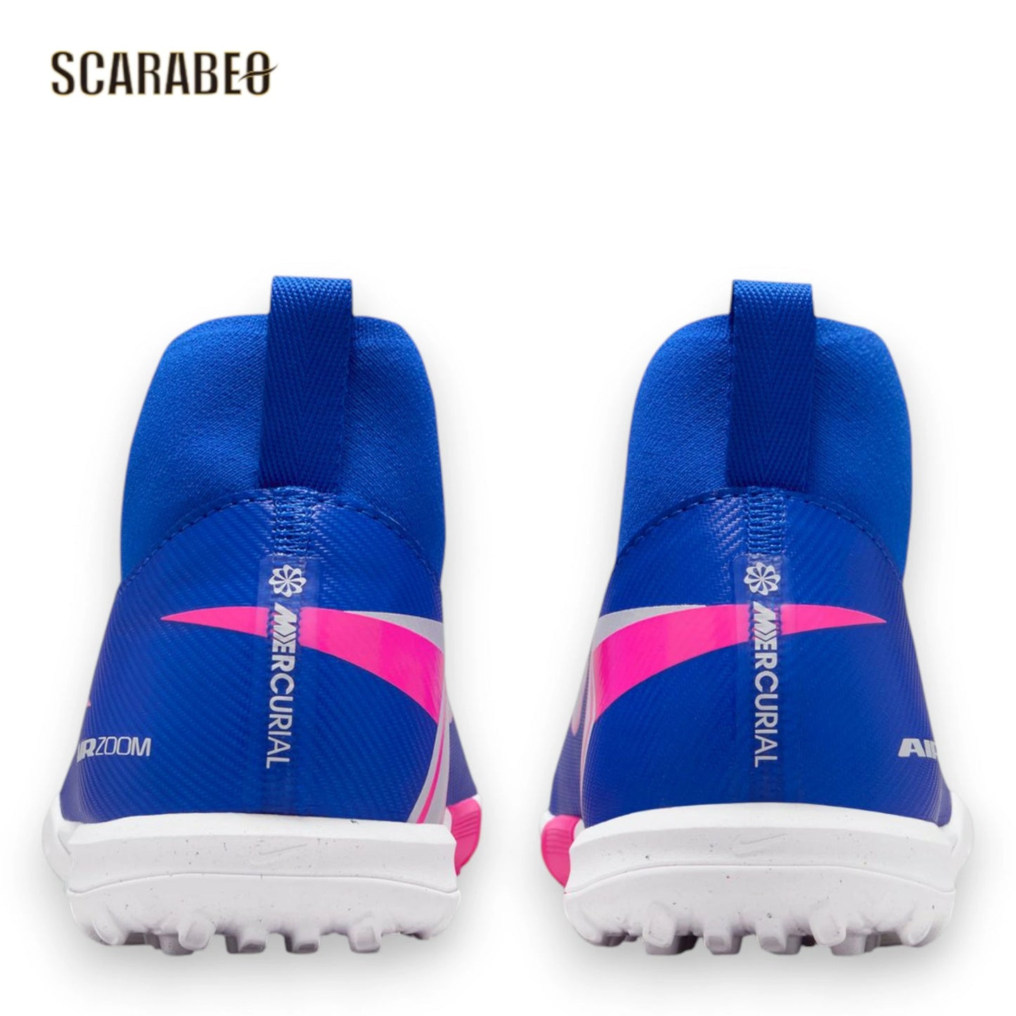 NIKE ナイキ JR ズーム スーパーフライ 10 アカデミー TF THE ATTACK PACK FQ8310-446 レーサーブルー×ホワイト ジュニア サッカー トレーニングシューズ ターフ用 fq8310-446