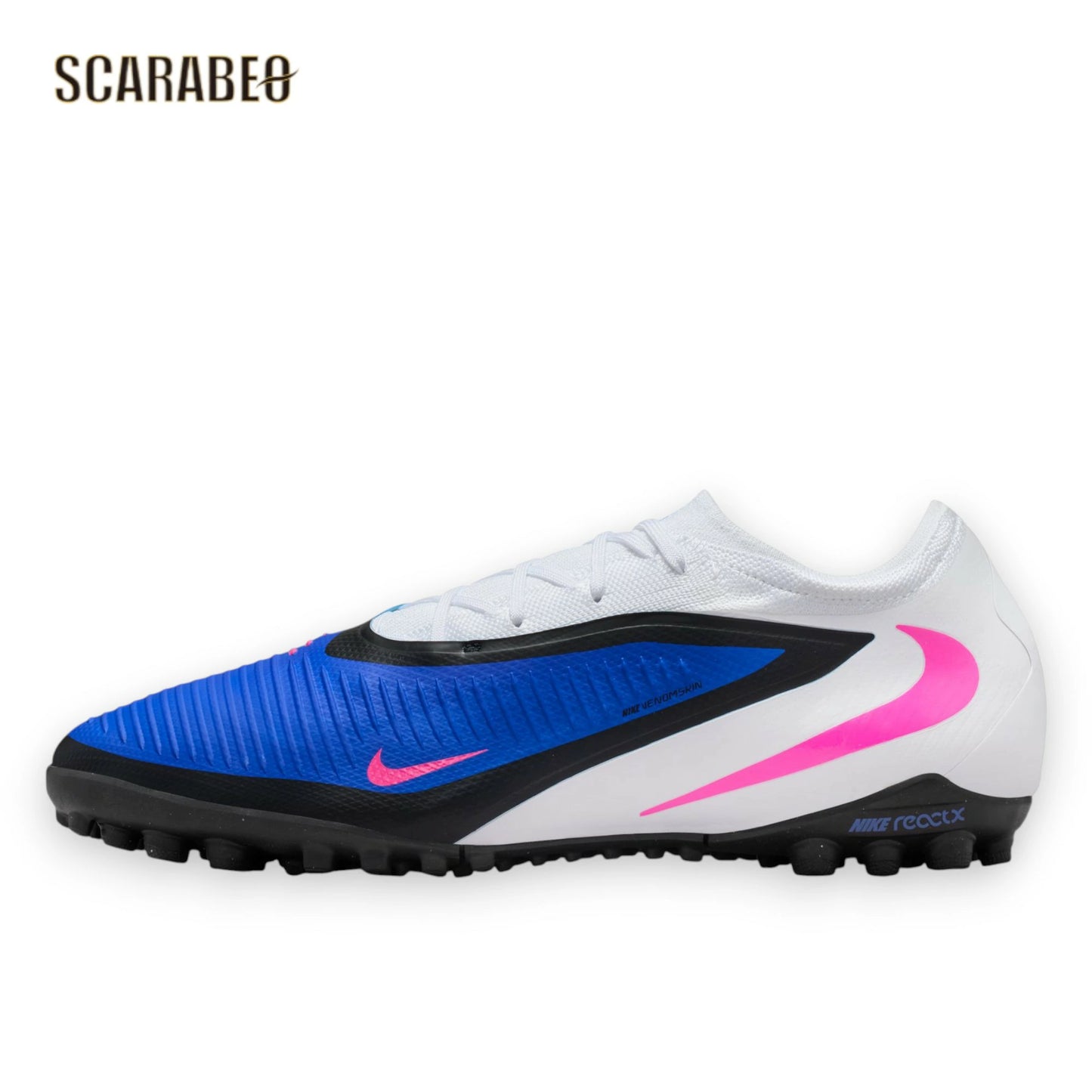 NIKE ナイキ リアクト ファントム 6 LOW PRO TF HJ4123-446 レーサーブルー×ピンクブラスト サッカー トレーニングシューズ ターフ用 hj4123-446