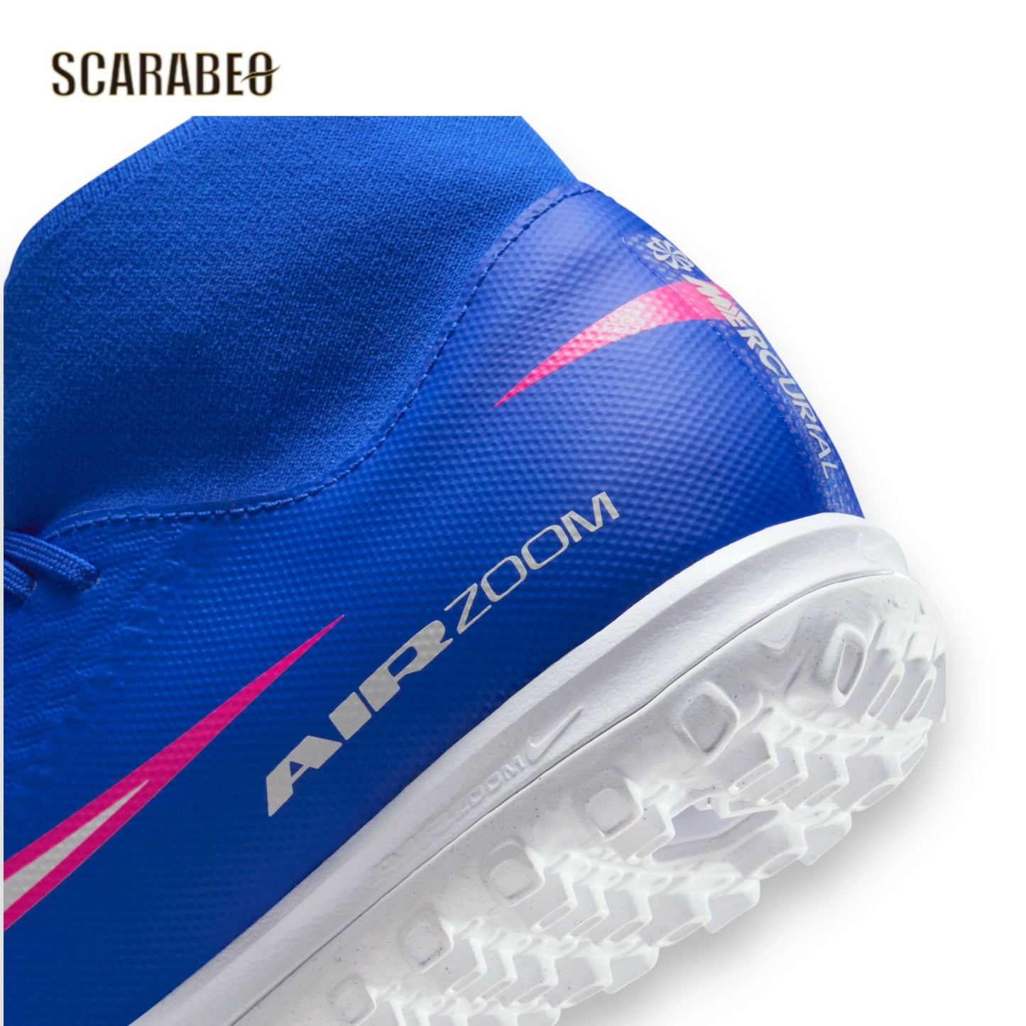 NIKE ナイキ ズーム マーキュリアル スーパーフライ 10 アカデミー TF ブルー×ホワイト サッカー トレーニングシューズ ターフ用 fq8331-446