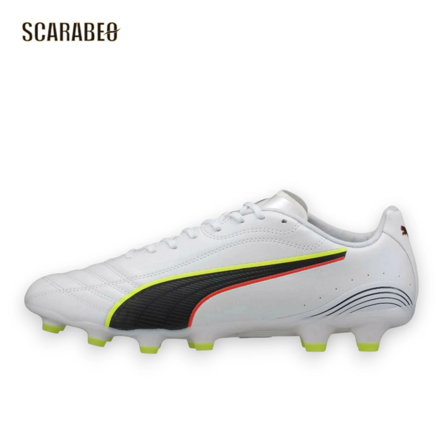 PUMA プーマ キング 20 アルティメット JP HG/AG UNLEASHED PACK 108458-01 プーマホワイト×グローイングレッド サッカースパイク 人工芝・天然芝対応 108458-01