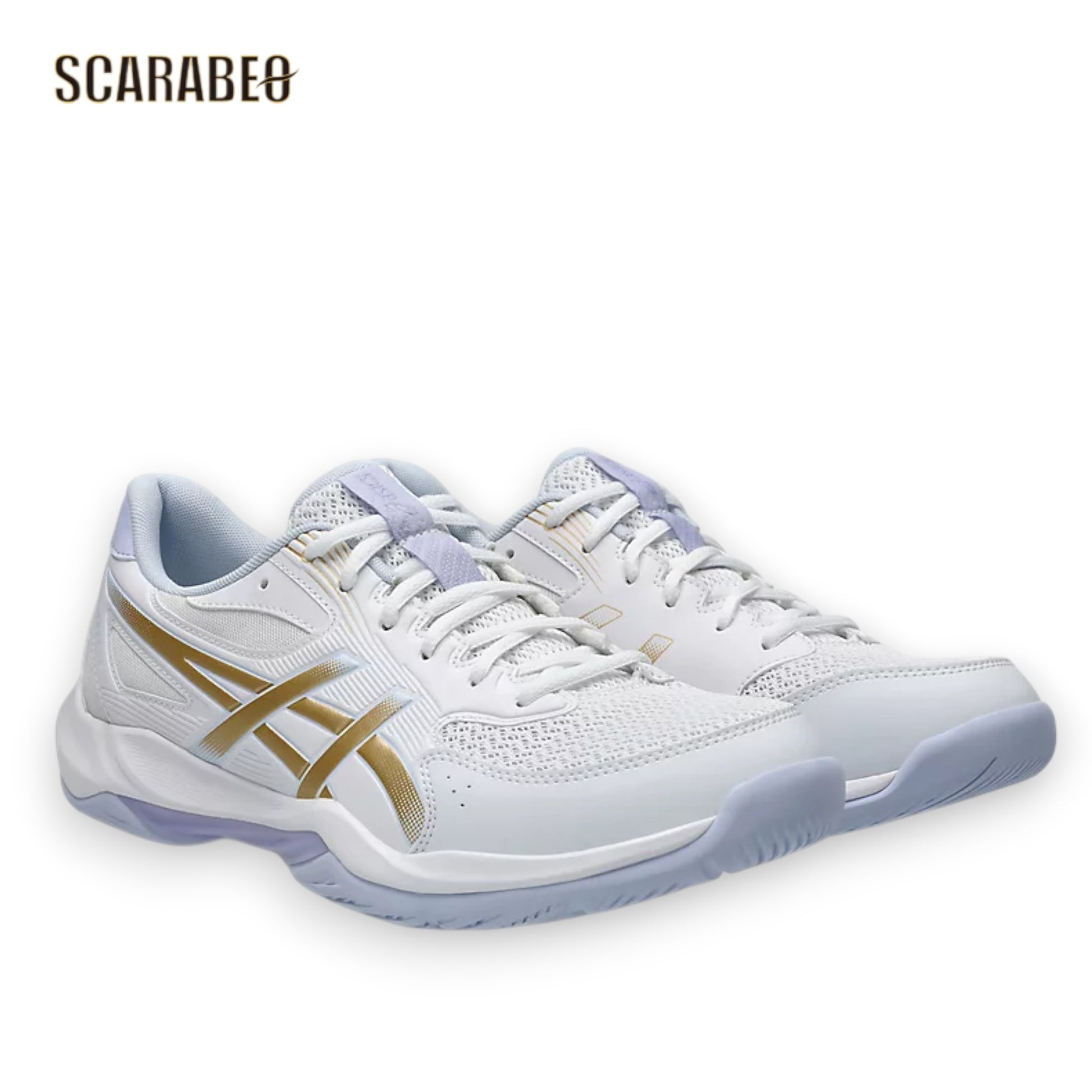asics アシックス GEL-ROCKET 12 ゲルロケット 12 White/Champagne インドアシューズ バレーボール バドミントン ハンドボール 室内用 STANDARD 幅 1073a080-102