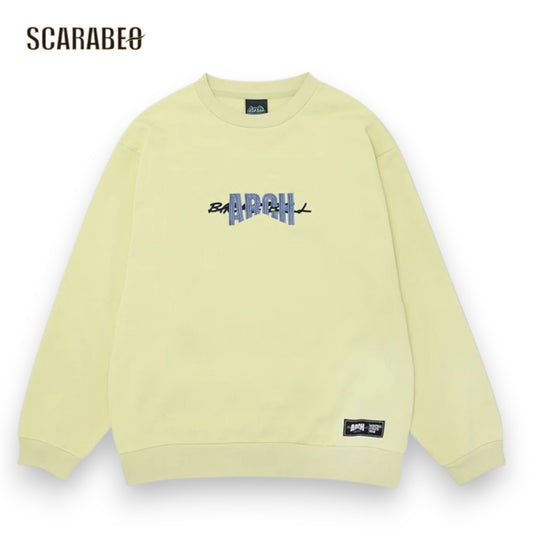 Arch rise up sweat crewneck シトロン アーチ バスケ スウェット クルーネック 裏パイル メンズ ライフスタイル タウンユース T725-119 t725-119