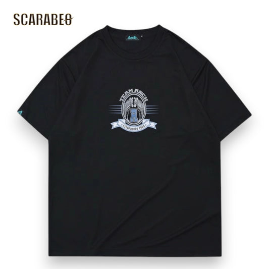 Arch team arch IV tee DRY ブラック アーチ バスケ 半袖Tシャツ 吸汗速乾 軽量 ライフスタイルt125-163